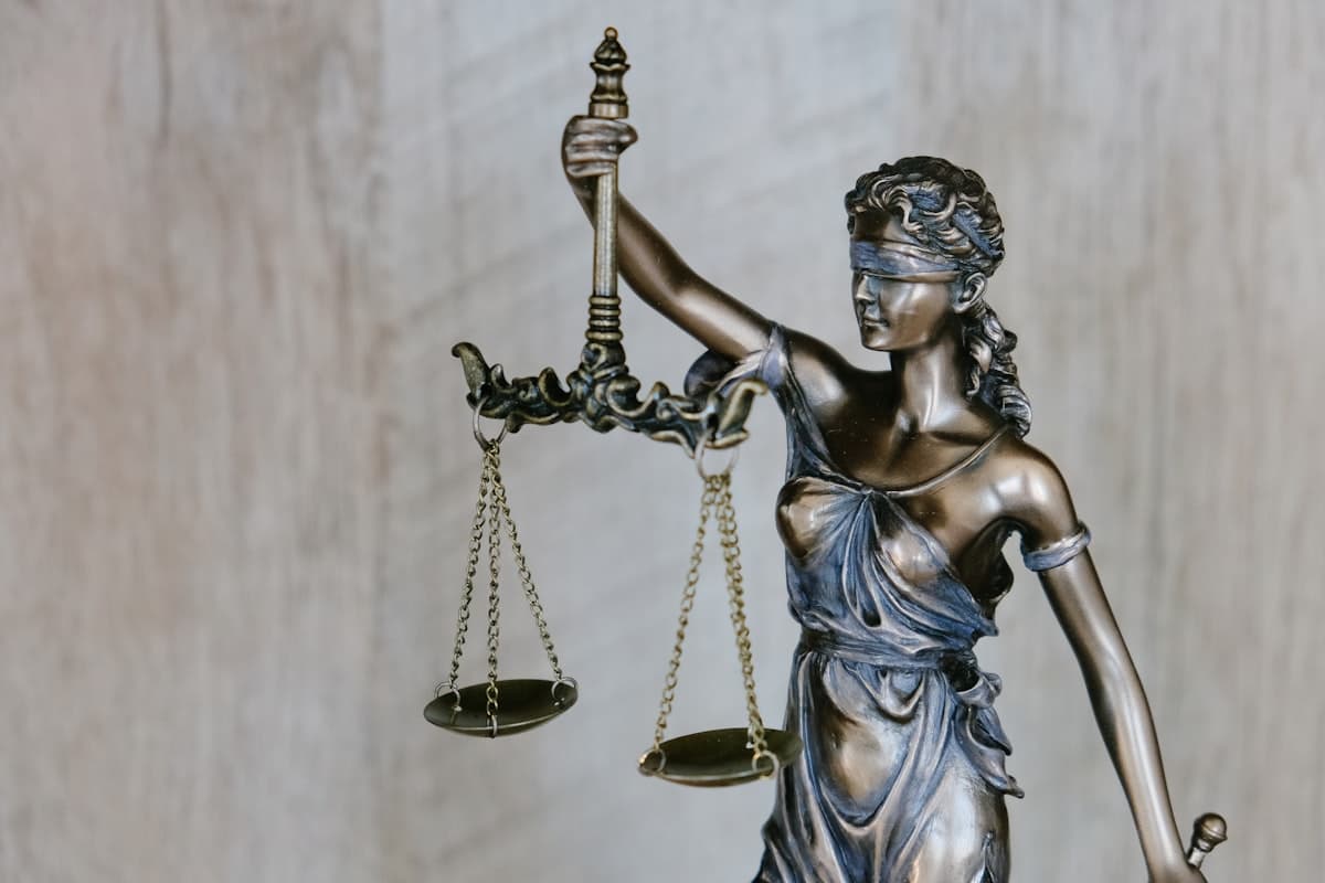Judge's gavel on desk representing the first AI espionage case in US history