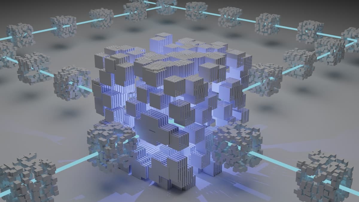 Monedas de Bitcoin y Ethereum sobre fondo tecnológico representando criptomonedas y blockchain